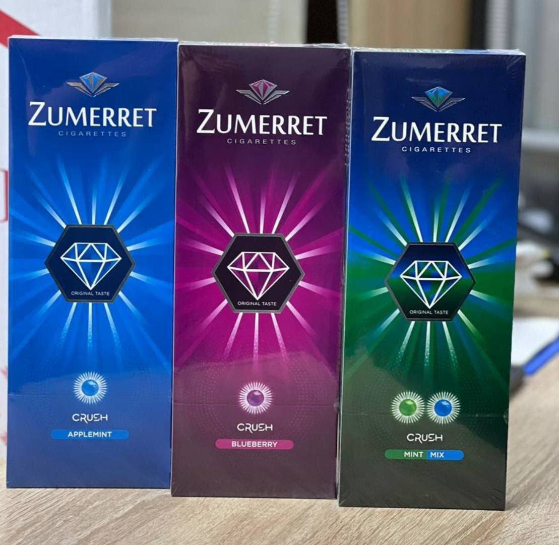 Zumerret Crush Mint Mix Superslims (ментол, кнопка)